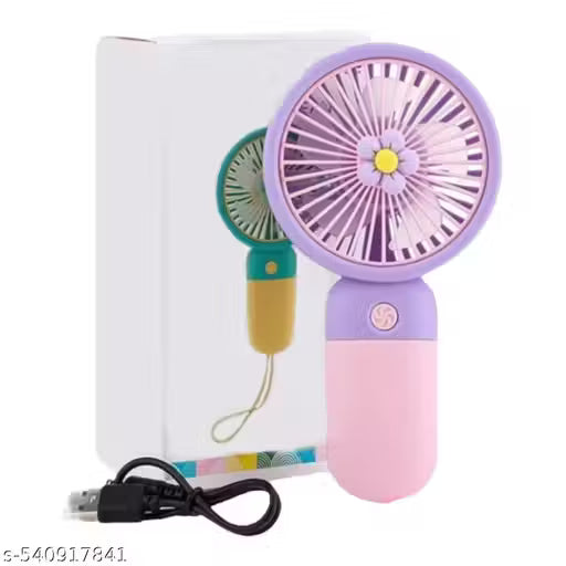 Portable Mini Handheld Fan - 3 Speed USB Rechargeable | Pocket-Size Cooling for Travel, Office, Outdoor | Quiet & Powerful