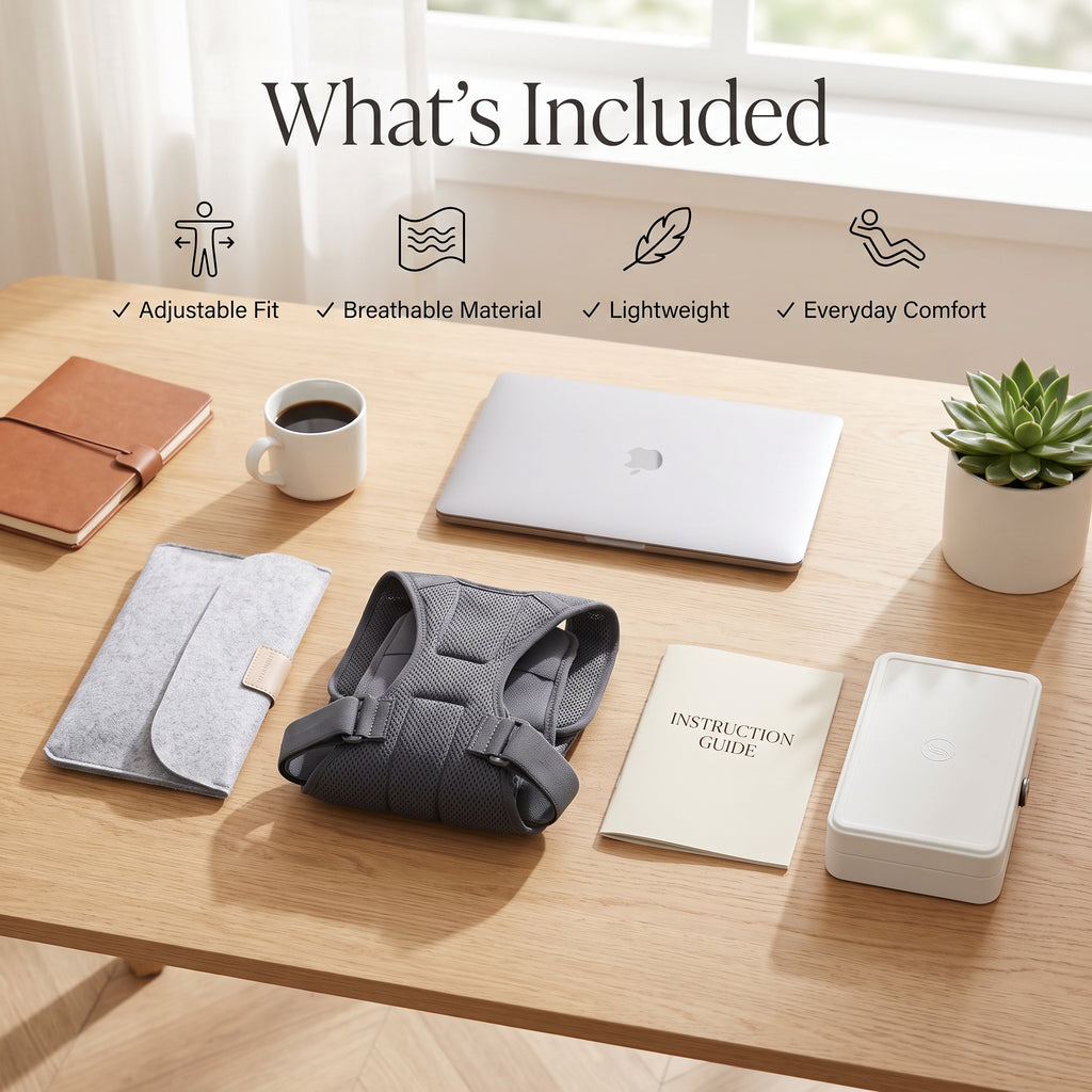 Smart Posture Corrector – Adjustable Back Support for Everyday Comfort