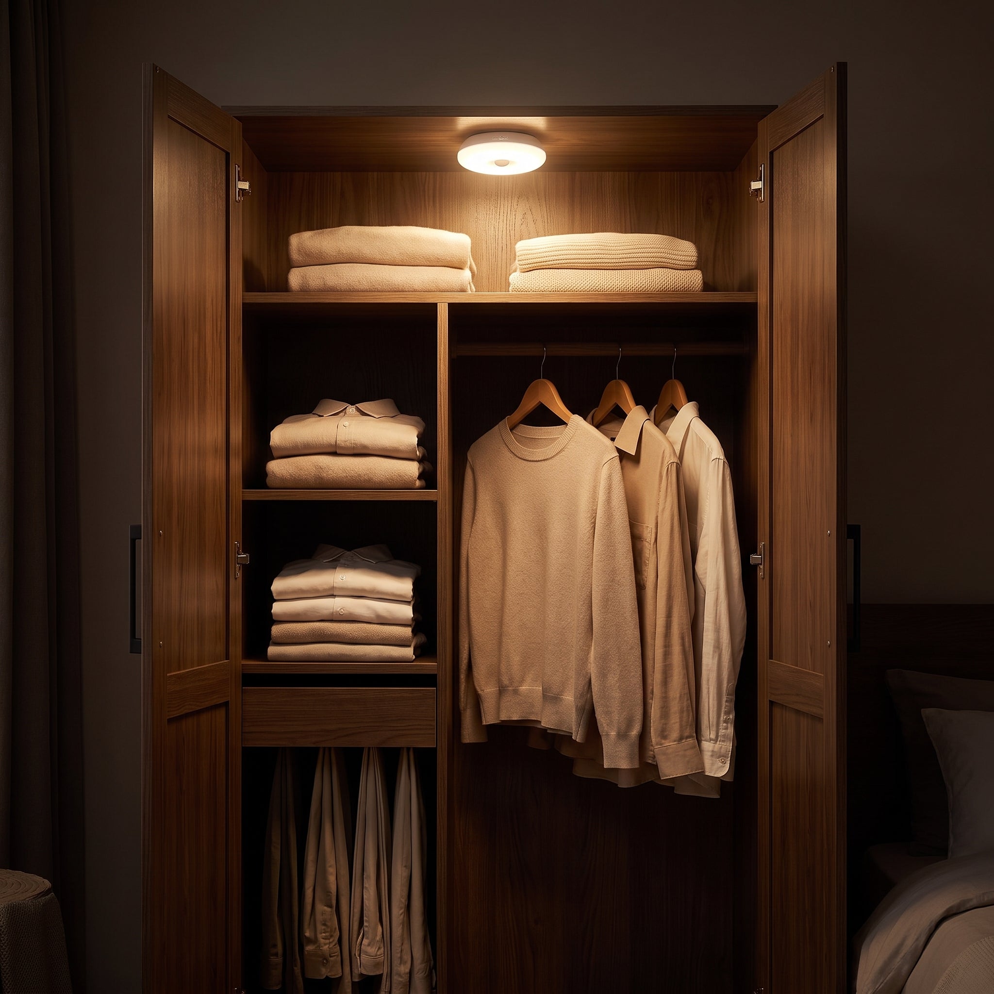Smart Motion Sensor Cabinet Lights (Set of 2) – Rechargeable Wireless LED Night Lights