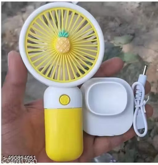 Portable Mini Handheld Fan - 3 Speed USB Rechargeable | Pocket-Size Cooling for Travel, Office, Outdoor | Quiet & Powerful